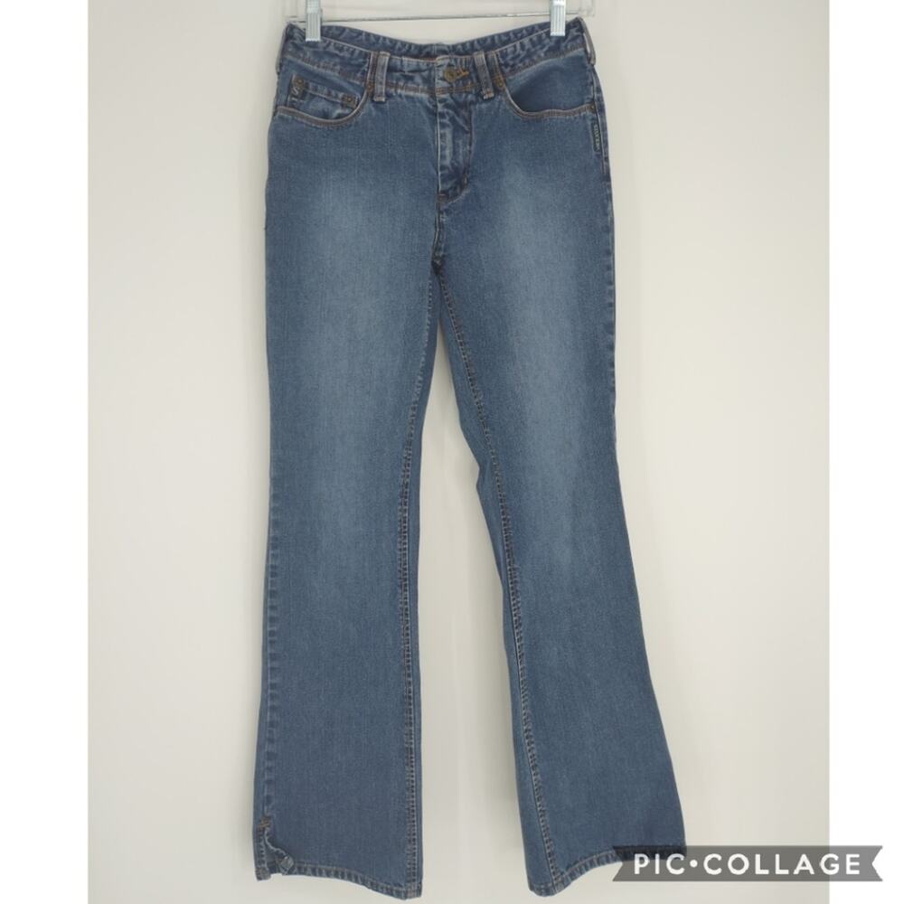 Silver Vintage Straight Legged Flair Jeans Size 28